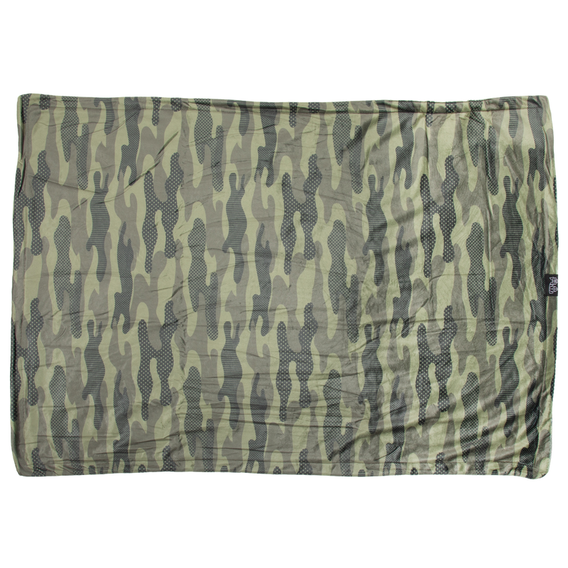 Plush Dog Pet Blanket Camouflaged Camo Army Green