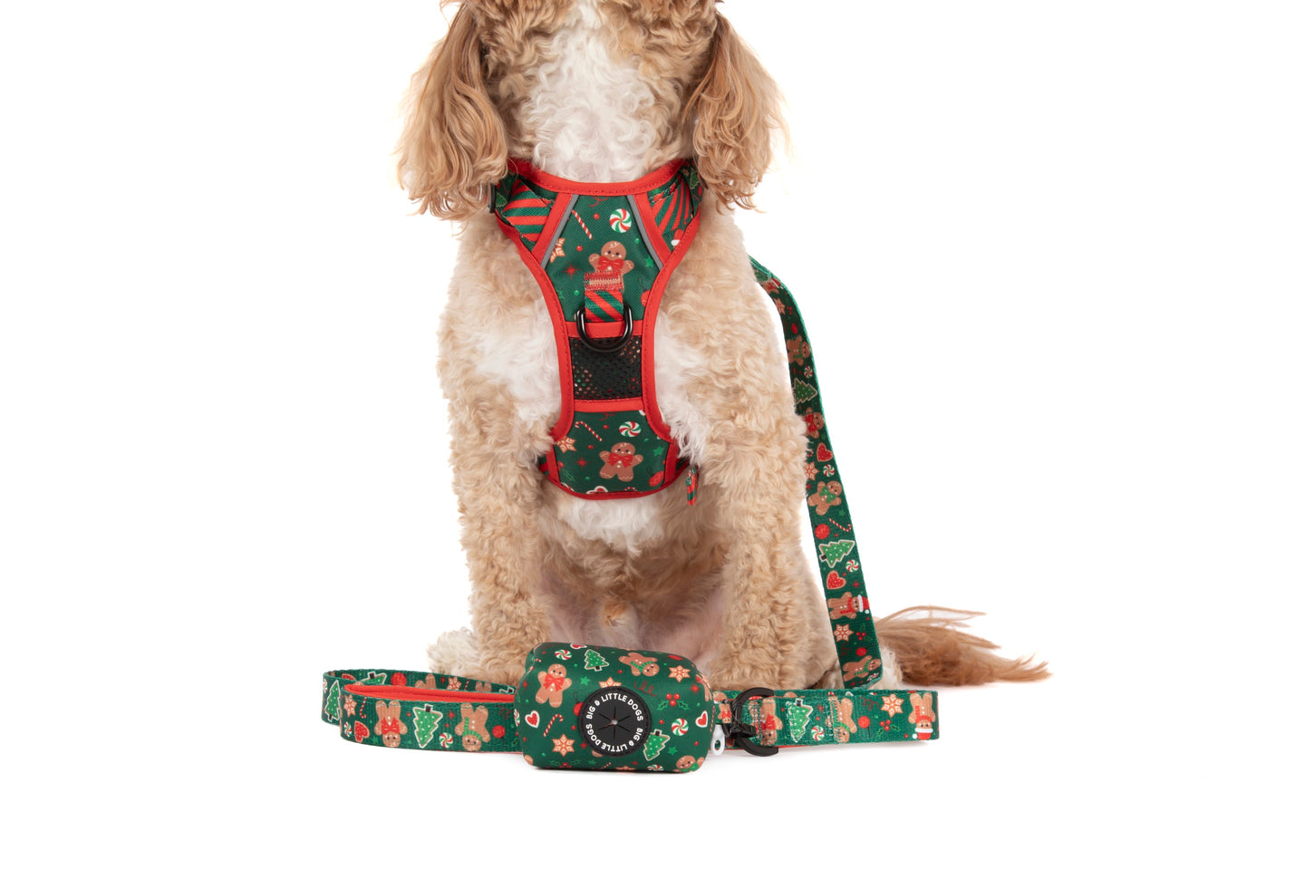 DOG POOP BAG HOLDER: Gingerbread Cutie