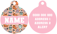 Pet ID Tag | Pupkin Spice (Pink)