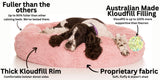 Kloud9 Teddy - Australia's Best Calming Dog Bed (Aus Made!): Pink / Large