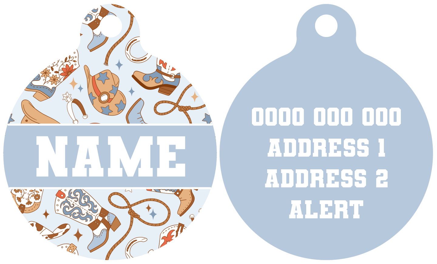 Pet ID Tag | Rodeo King