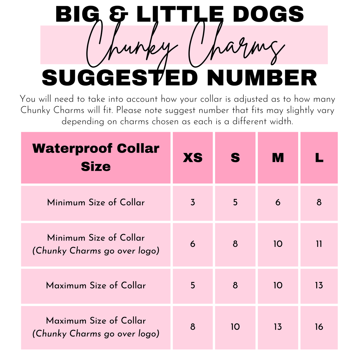 Chunky Charms: Baby Pink
