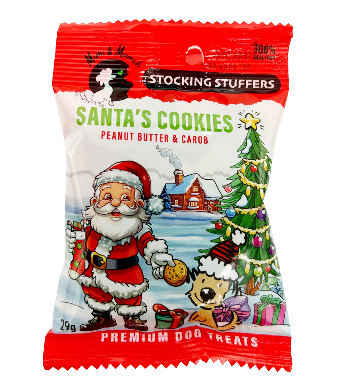 DOG TREATS | Mimi & Munch: Santa's Cookies Stocking Stuffers (29g)
