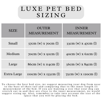 LUXE ORTHOPAEDIC DOG BED: Salt & Pepper Boucle (SMALL)