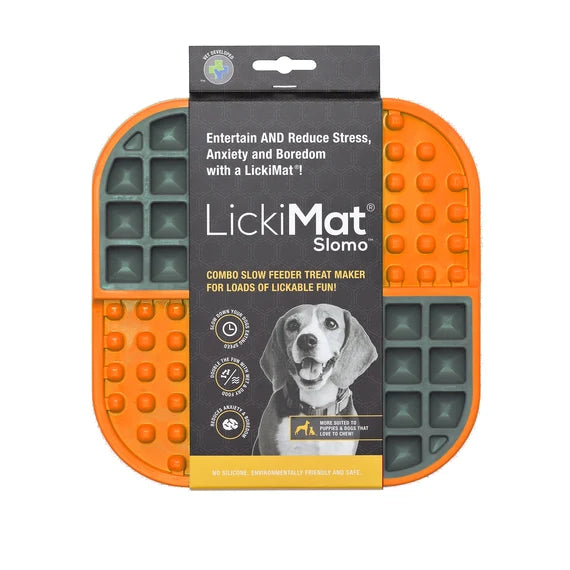 LICKIMAT: Slomo Slow Feeder - Orange