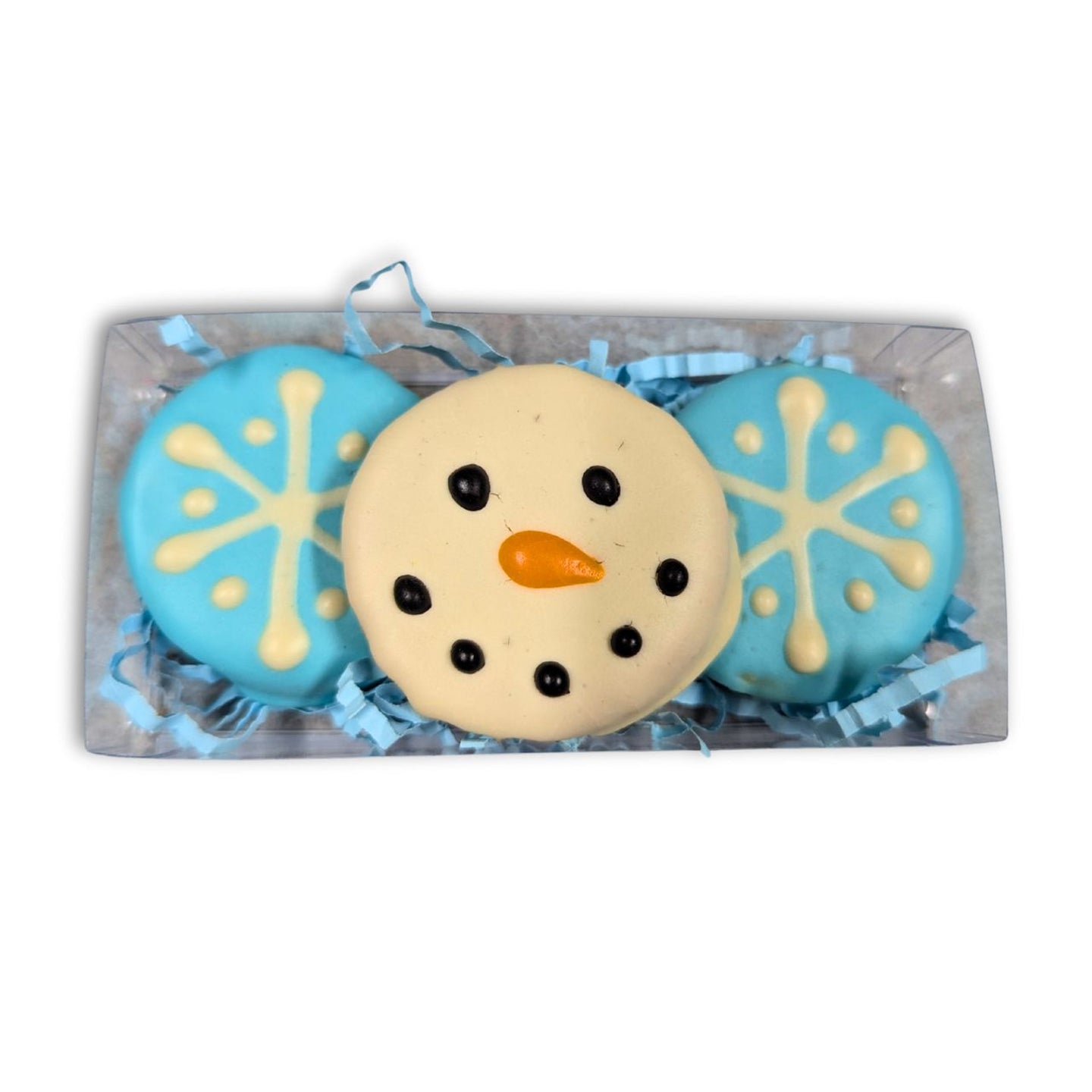 DOG TREATS | Huds and Toke: Snowman Gift Box 3PCE