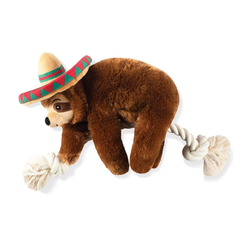 Fringe Studio: Sombrero Sloth on a Rope Plush Toy
