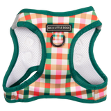 CHRISTMAS EXTRAVAGANZA BOX: "Candy Lane Plaid" Step-In Harness & Collar
