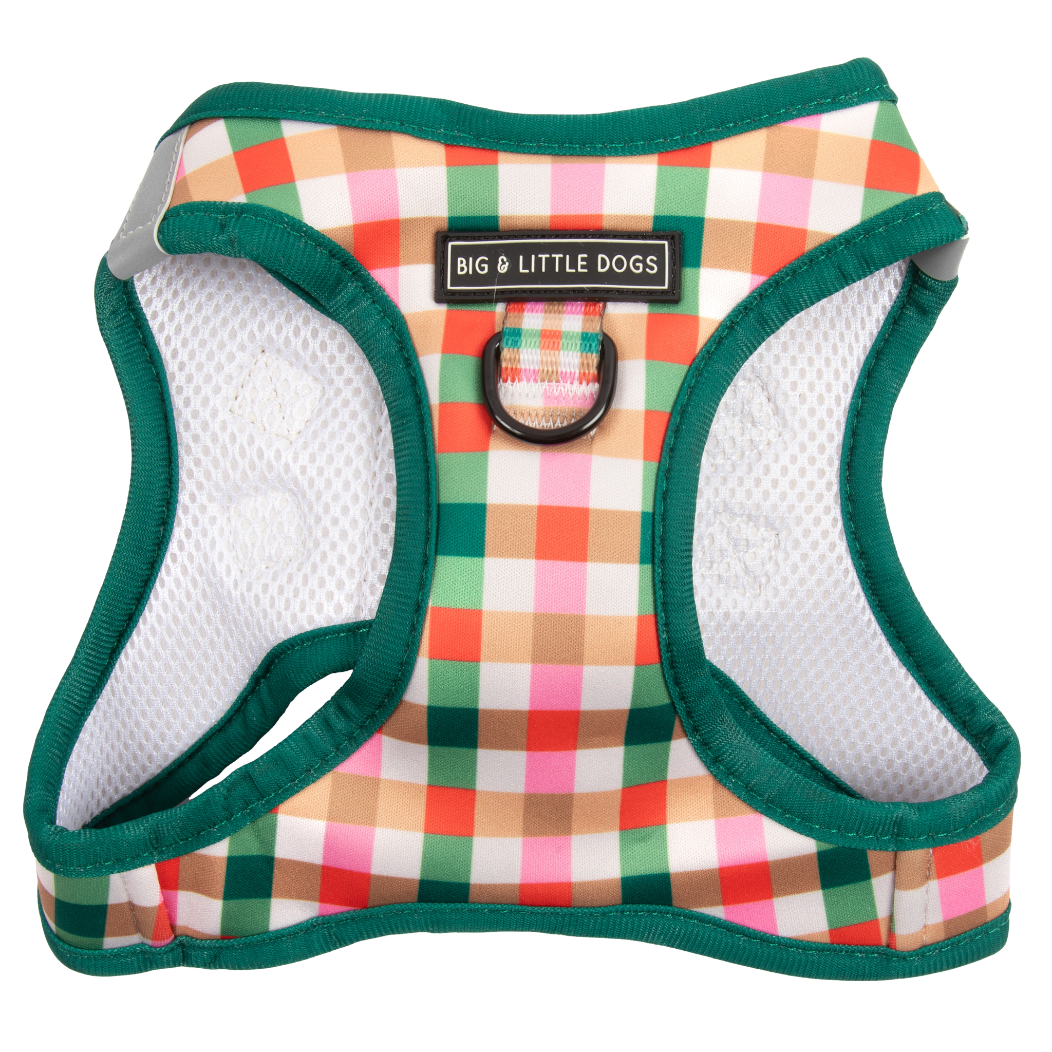CHRISTMAS EXTRAVAGANZA BOX: "Candy Lane Plaid" Step-In Harness & Collar