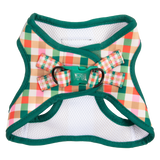 STEP-IN DOG HARNESS: Candy Lane Plaid