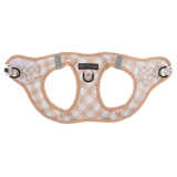 STEP-IN DOG HARNESS: Latte Gingham