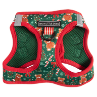 STEP-IN DOG HARNESS: A Beary Merry Christmas