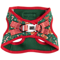 STEP-IN DOG HARNESS: A Beary Merry Christmas