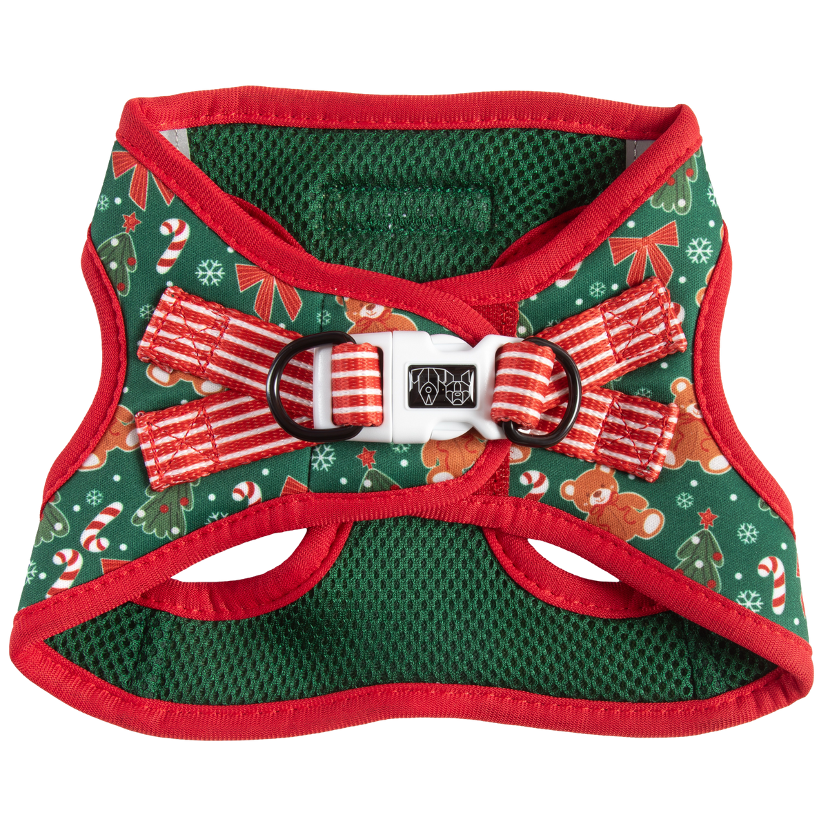 STEP-IN DOG HARNESS: A Beary Merry Christmas