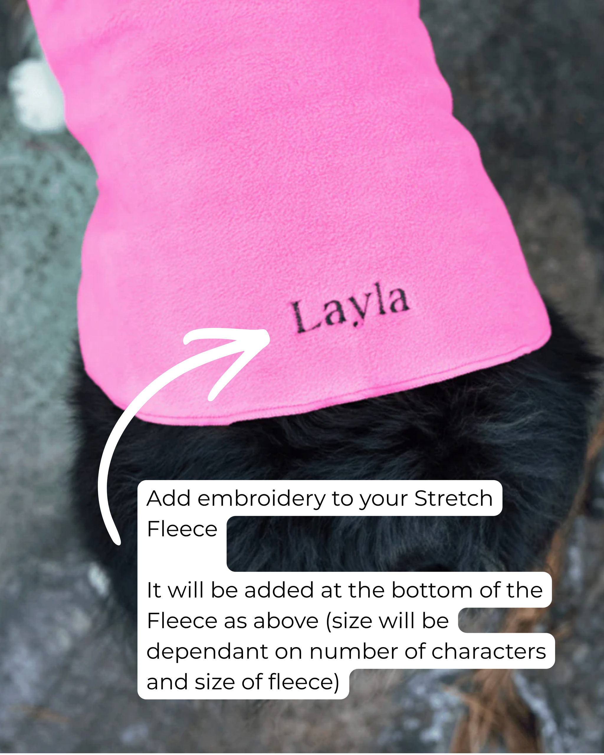 DOG STRETCH FLEECE | Goldpaw: Navy