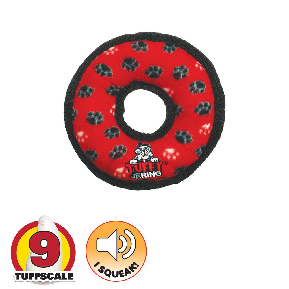 Tuffy: JR's Ring Red Paw Print