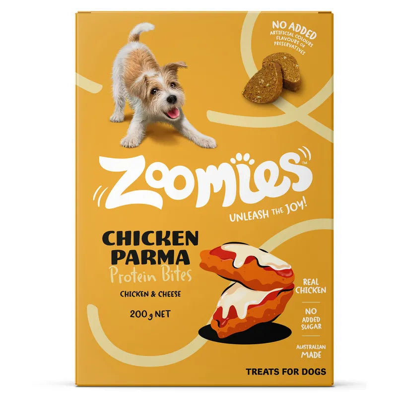 DOG TREATS | Zoomies - Chicken Parma 200g