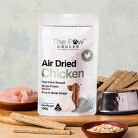 DOG TREATS | The Paw Grocer: Air Dried Chicken Straps 100g