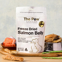 DOG TREATS | The Paw Grocer: Freeze Dried Salmon Belly 90g