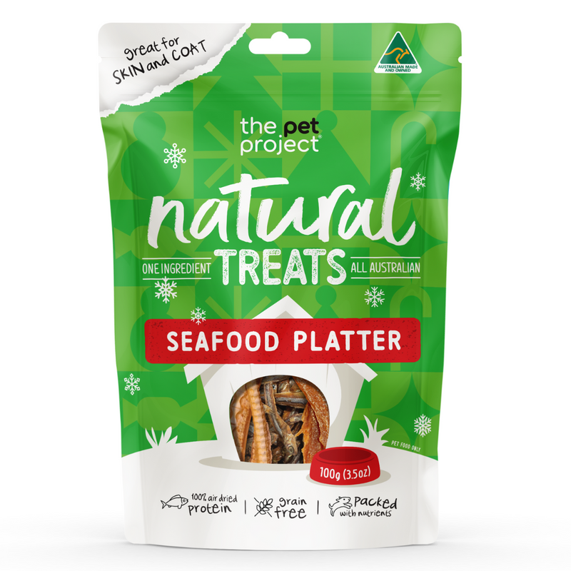 DOG TREATS | Pet Project: Christmas Seafood Platter 100g (NEW)