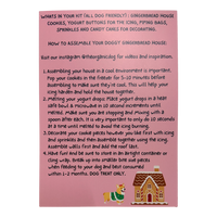DOG TREATS | The Organic Dog Co: DIY Gingerbread House Kit