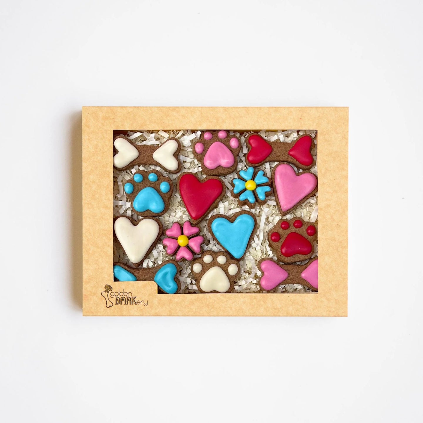 DOG TREATS | Golden BARKery: Dog Biscuits - 14 Days of Love Celebration Box