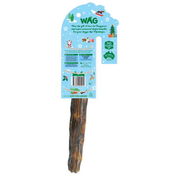 DOG TREATS | WAG: Kangaroo King Tail Candy Cane