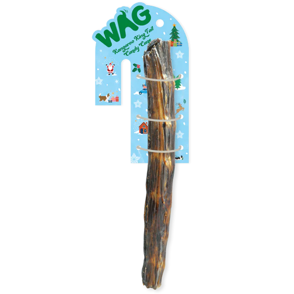 DOG TREATS | WAG: Kangaroo King Tail Candy Cane