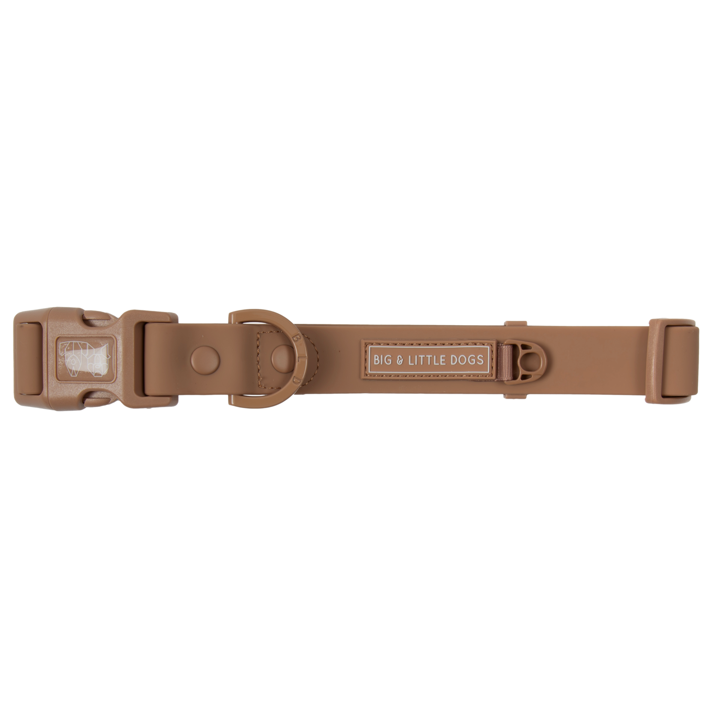 DOG WATERPROOF COLLAR: Coffee