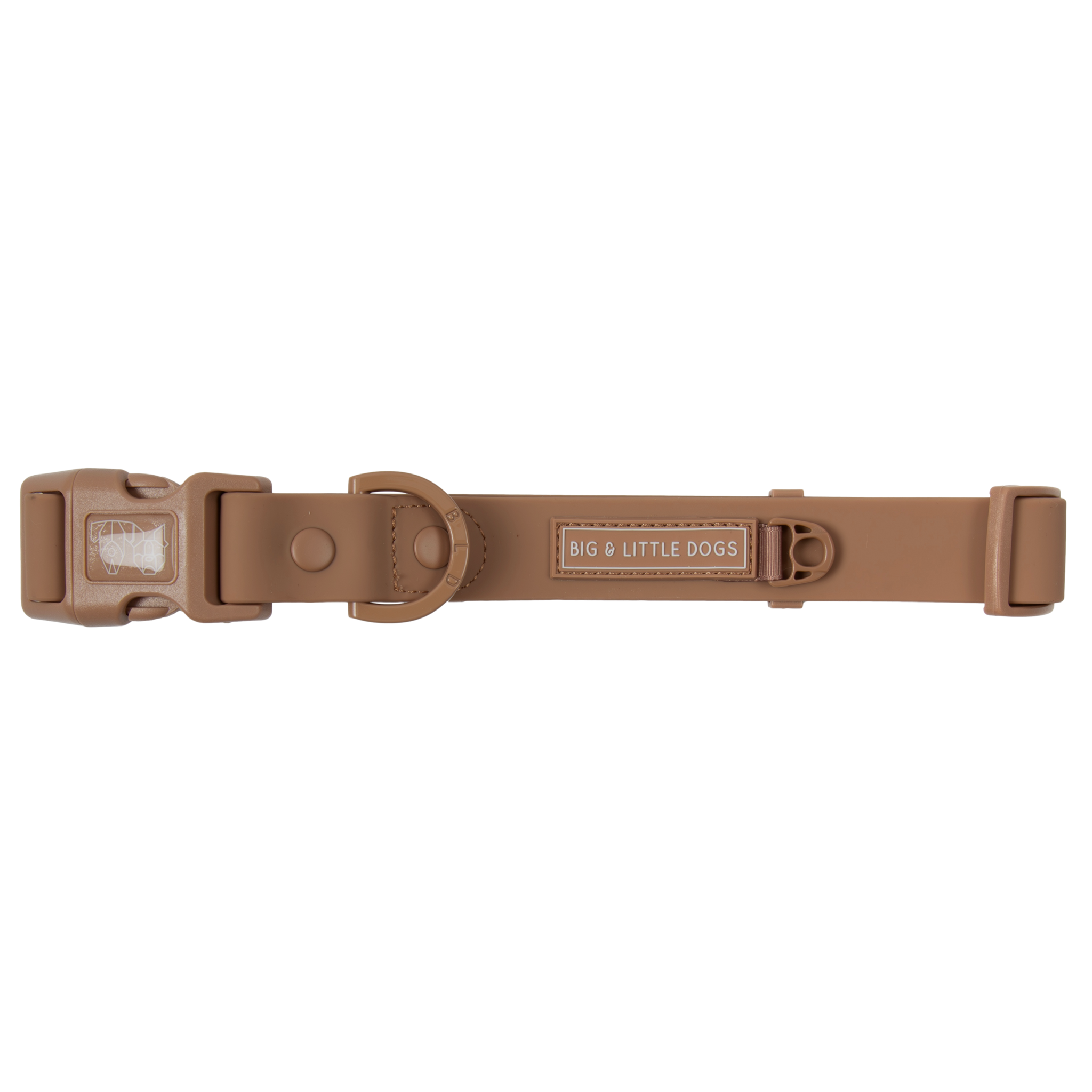 DOG WATERPROOF COLLAR: Coffee
