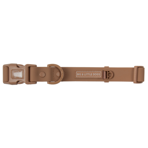 DOG WATERPROOF COLLAR: Coffee