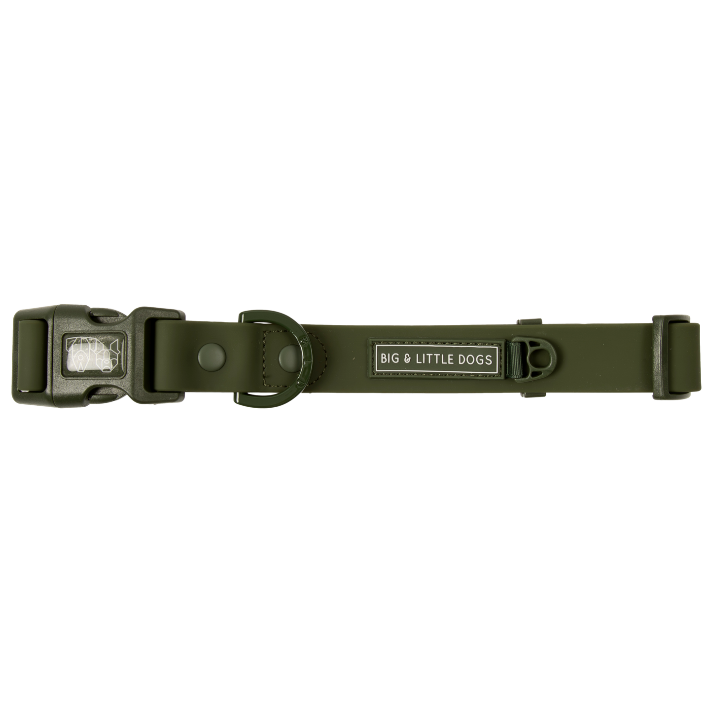 DOG WATERPROOF COLLAR: Olive