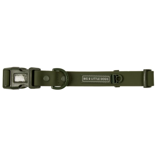 DOG WATERPROOF COLLAR: Olive