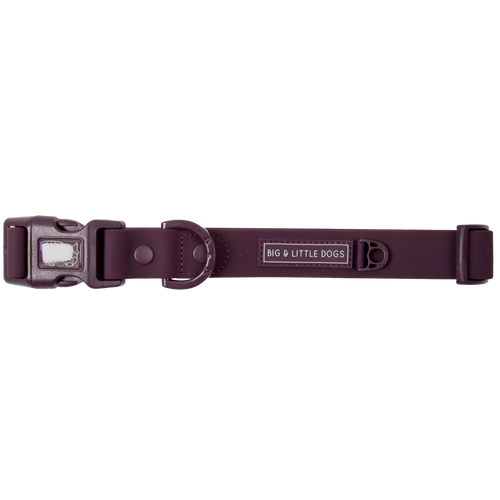 DOG WATERPROOF COLLAR: Plum