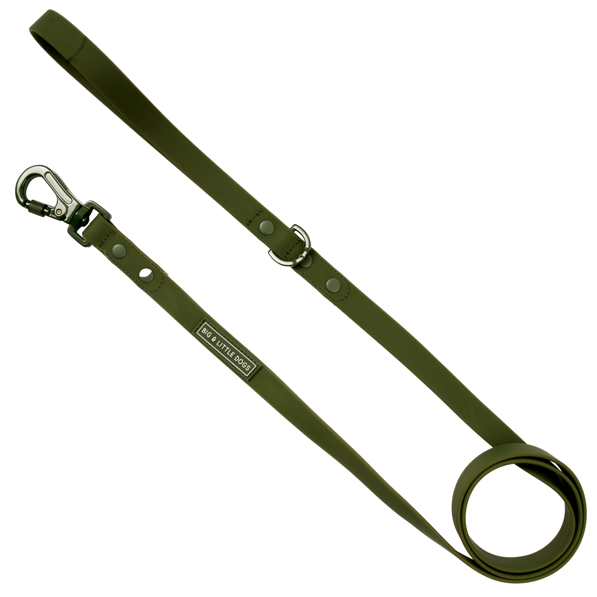 DOG WATERPROOF LEASH: Olive