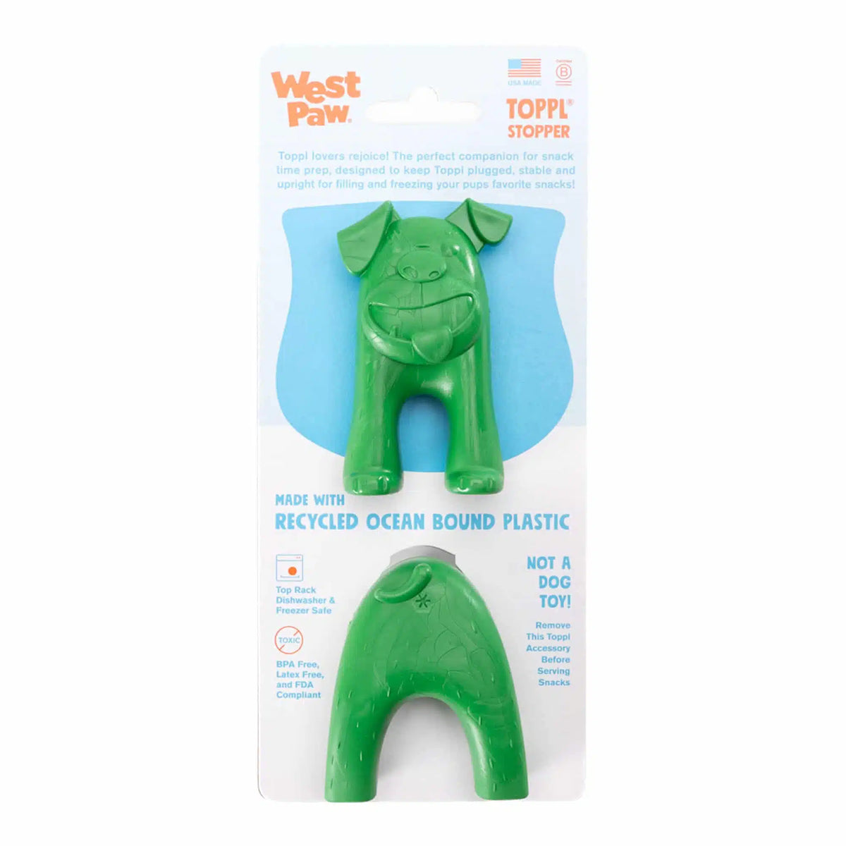 West Paw: Toppl Stopper - Clover