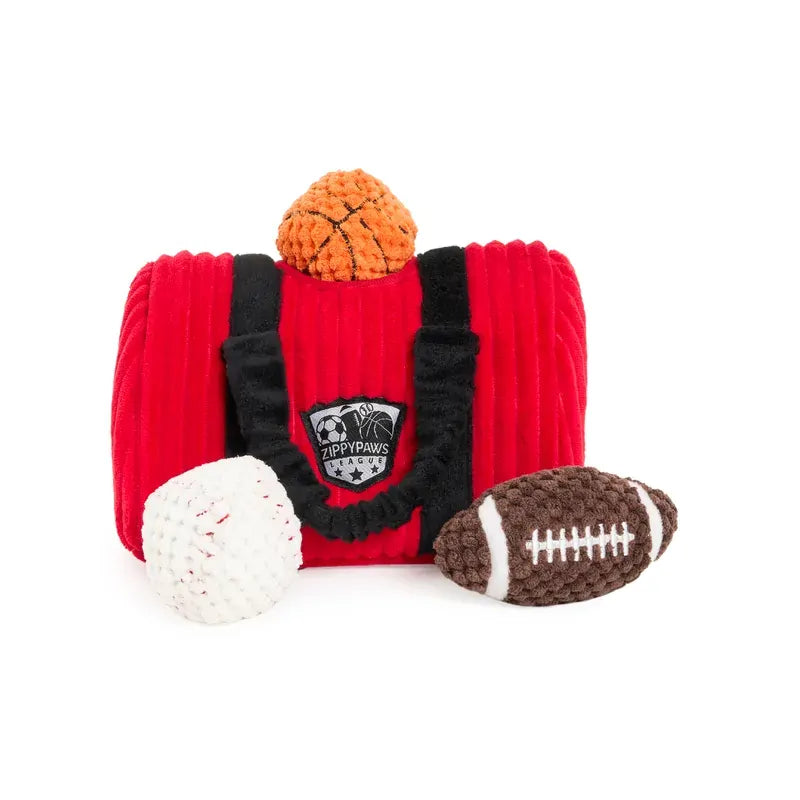 ZIPPY PAWS: Burrow - Red Gym Bag