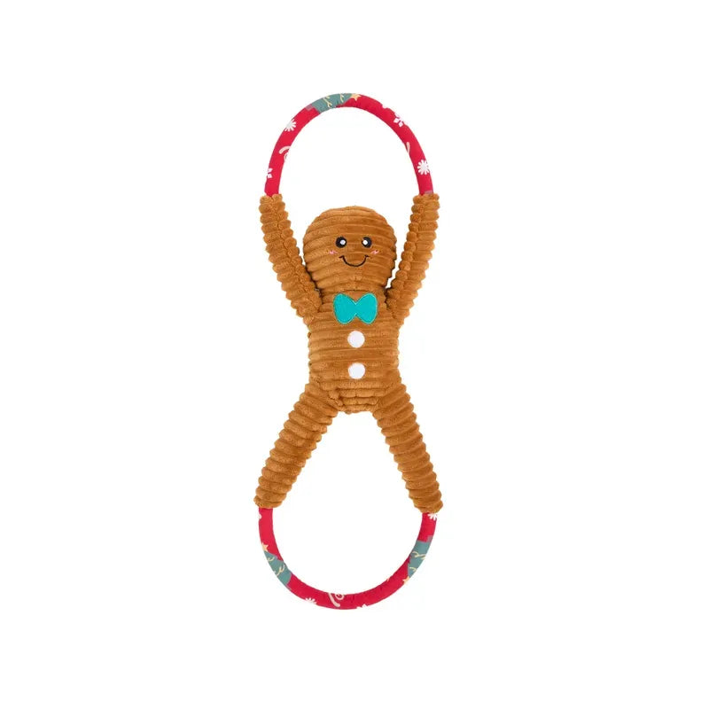 ZIPPY PAWS: Ropetugz - Christmas Gingerbread Man
