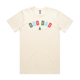 BLD LIFESTYLE CLUB TEE: "Christmas Dog Dad" | Ecru (Digital Printing)