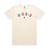 BLD LIFESTYLE CLUB TEE: "Christmas Dog Dad" | Ecru (Digital Printing)