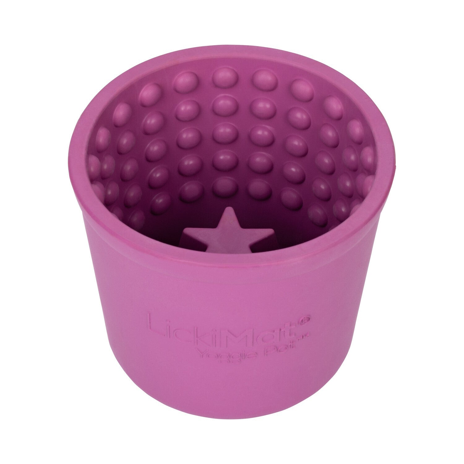 LICKIMAT: Yoggie Pot Slow Feeder Dog Bowl - Purple