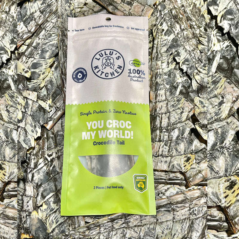 DOG TREATS | Rover Pet Products: You Croc My World - Crocodile Tail