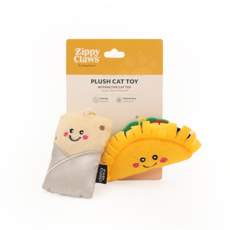 ZIPPY CLAWS: Taco & Burrito 2pk