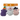 ZIPPY PAWS: Halloween Miniz 3pk: Sherpa Ghosts