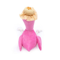 ZIPPY PAWS: Playful Pal Plush Squeaker Rop Dog Toy - Freya The Flamingo (NEW)