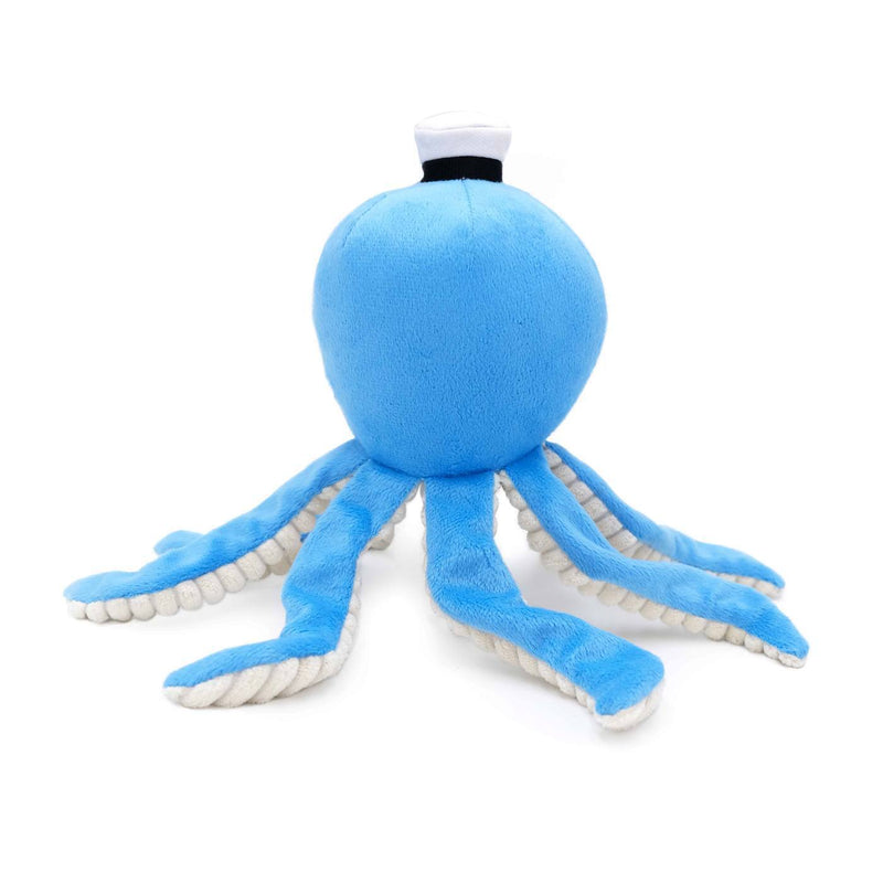 ZIPPY PAWS: Playful Pal Plush Squeaker Rope Dog Toy - Ollie The Octopus (NEW)