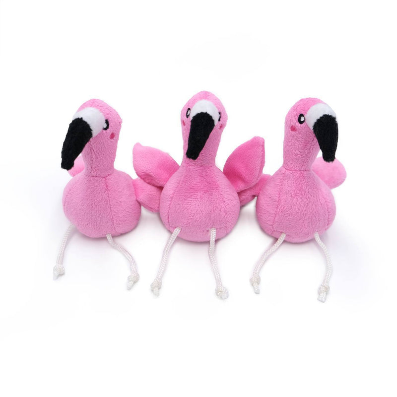 ZIPPY PAWS: Burrow - Flamingos in Monstera Leaf (NEW)