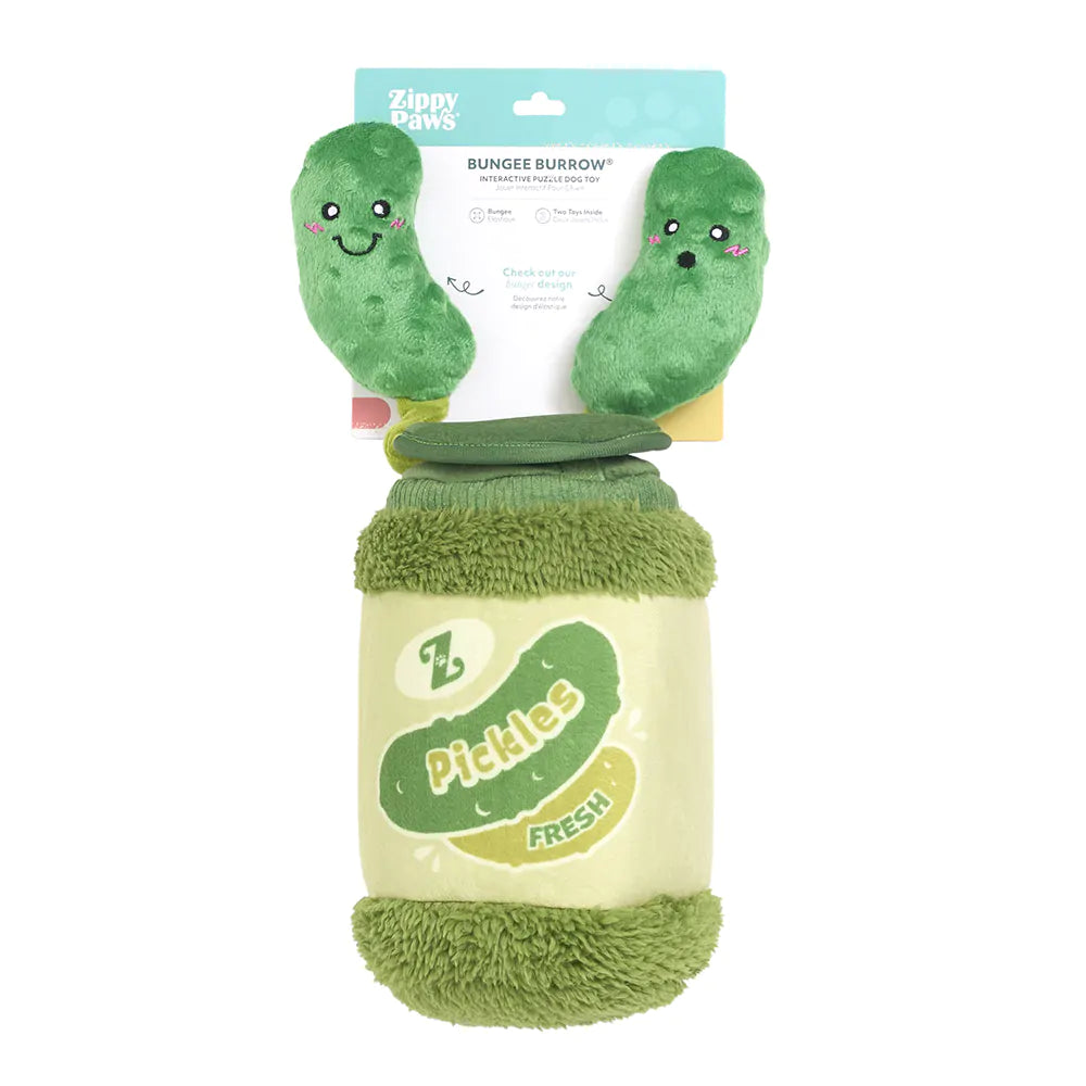 ZIPPY PAWS: Bungee Burrow - Pickle Jar