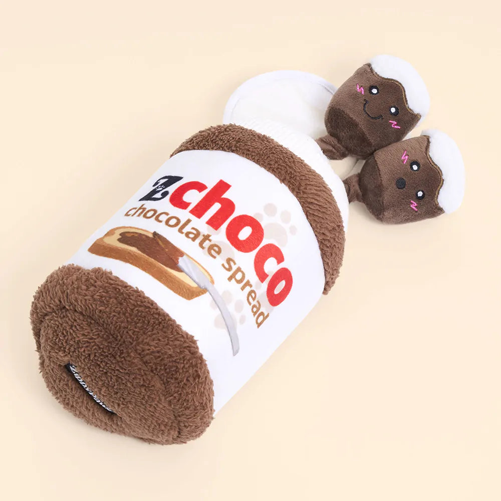 ZIPPY PAWS: Bungee Burrow - Chocolate Spread Jar