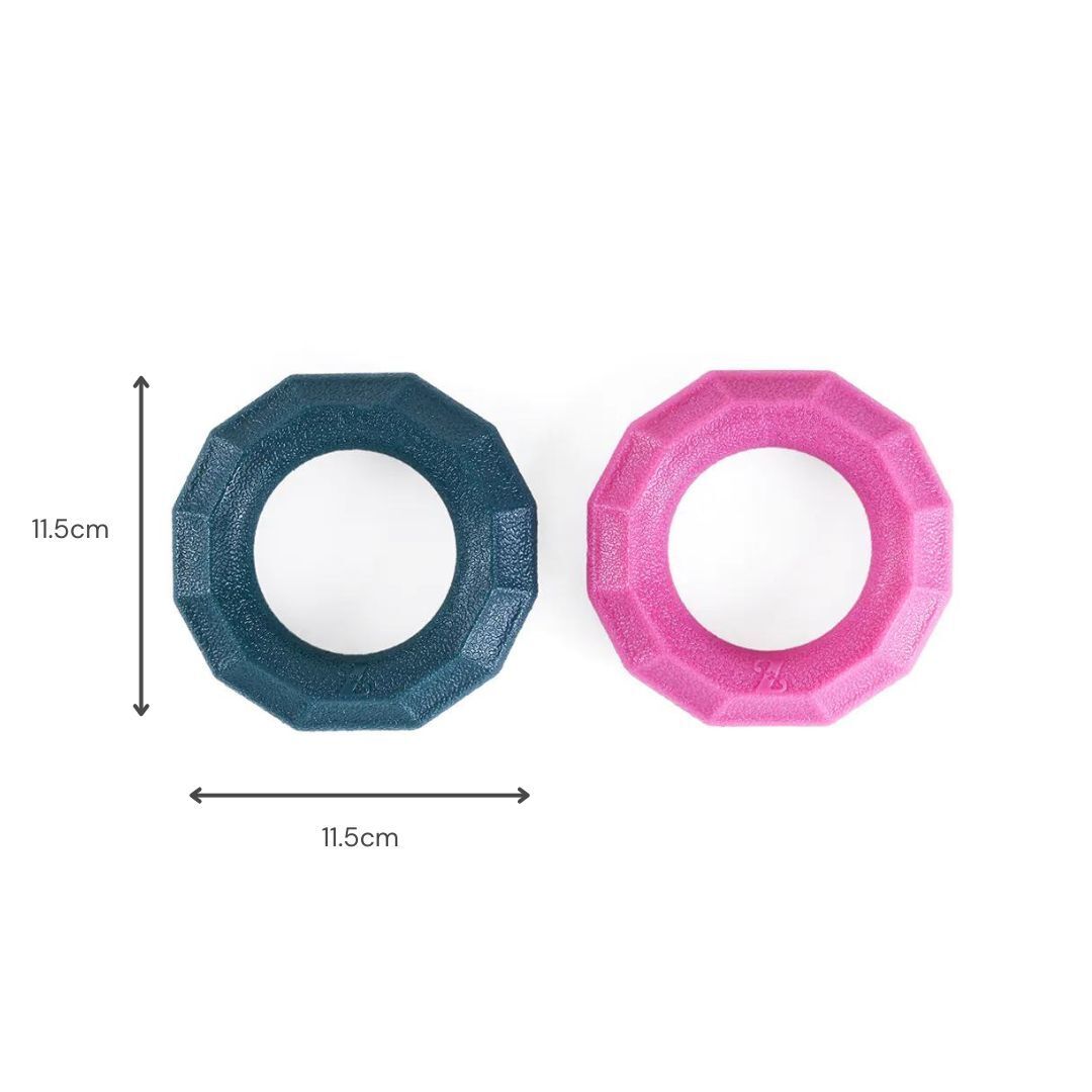 ZIPPY PAWS: ZippyTuff Dog Toy - Small Rings | 2 Pack